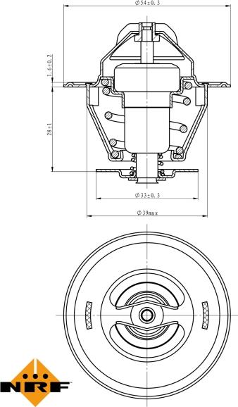 NRF 725161 - Termostato, Refrigerante www.autoricambi360.it