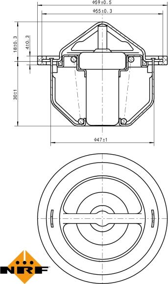 NRF 725168 - Termostato, Refrigerante www.autoricambi360.it