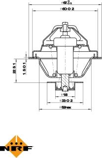 NRF 725162 - Termostato, Refrigerante www.autoricambi360.it