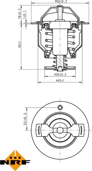NRF 725119 - Termostato, Refrigerante www.autoricambi360.it