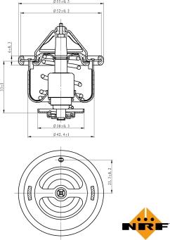 NRF 725110 - Termostato, Refrigerante www.autoricambi360.it