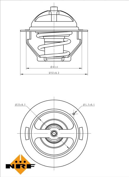 NRF 725181 - Termostato, Refrigerante www.autoricambi360.it