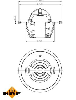 NRF 725183 - Termostato, Refrigerante www.autoricambi360.it