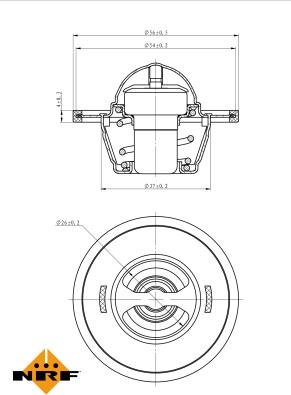 NRF 725135 - Termostato, Refrigerante www.autoricambi360.it