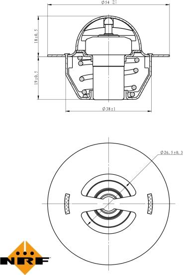 NRF 725129 - Termostato, Refrigerante www.autoricambi360.it