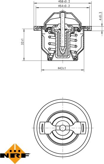 NRF 725205 - Termostato, Refrigerante www.autoricambi360.it