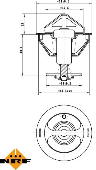 NRF 725200 - Termostato, Refrigerante www.autoricambi360.it