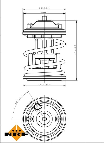 NRF 725219 - Termostato, Refrigerante www.autoricambi360.it