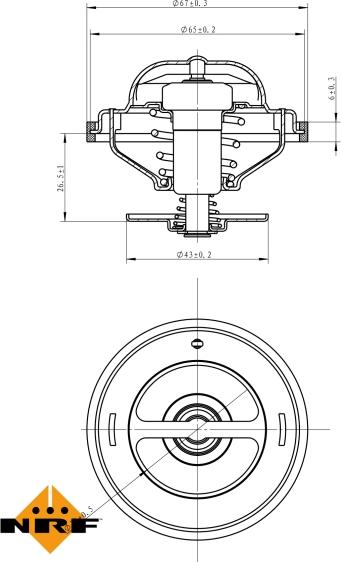 NRF 725216 - Termostato, Refrigerante www.autoricambi360.it