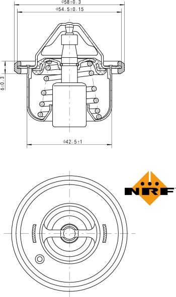 NRF 725211 - Termostato, Refrigerante www.autoricambi360.it