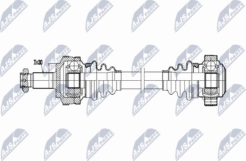 NTY NPW-BM-215 - Albero motore / Semiasse www.autoricambi360.it