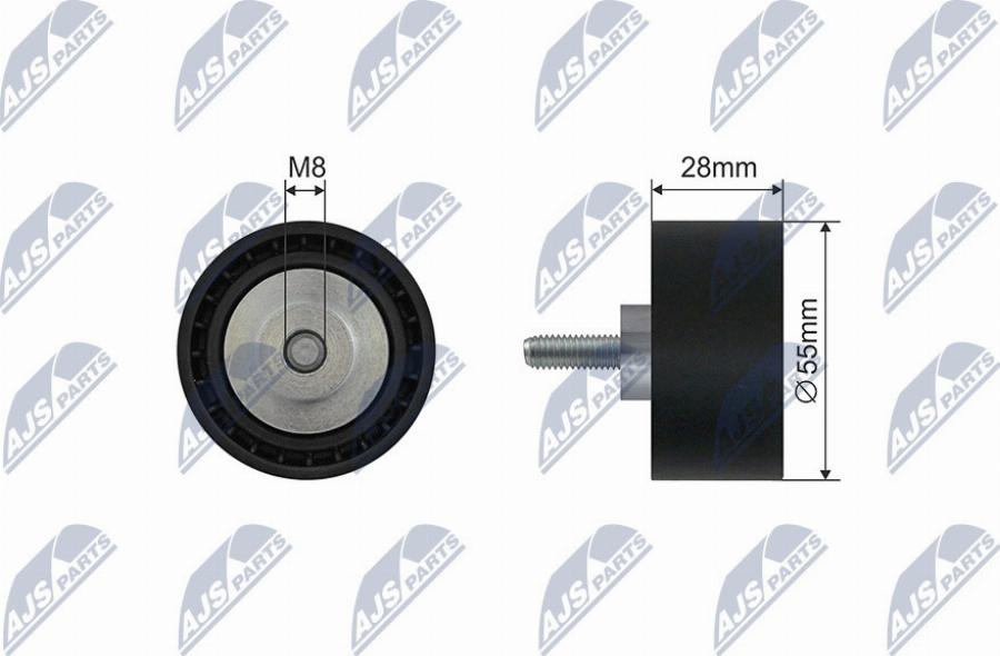 NTY RNK-BM-045 - Galoppino / Guidacinghia, Cinghia Poly-V www.autoricambi360.it