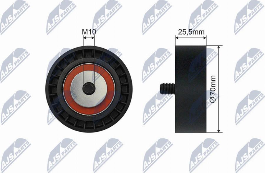 NTY RNK-BM-047 - Galoppino / Guidacinghia, Cinghia Poly-V www.autoricambi360.it
