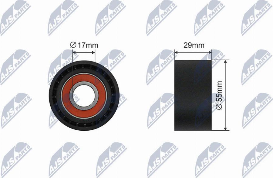 NTY RNK-BM-059 - Galoppino / Guidacinghia, Cinghia Poly-V www.autoricambi360.it