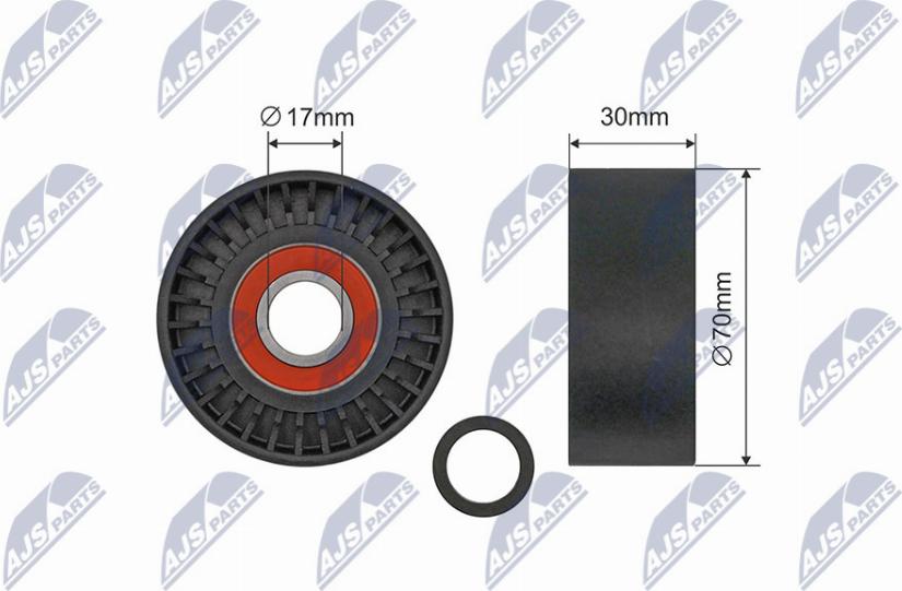 NTY RNK-BM-069 - Galoppino / Guidacinghia, Cinghia Poly-V www.autoricambi360.it