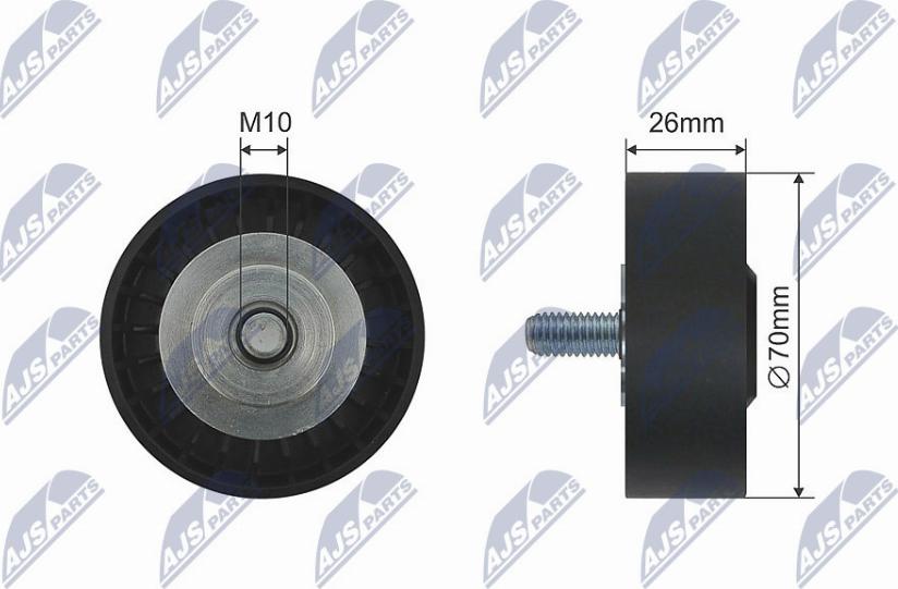 NTY RNK-BM-036 - Galoppino / Guidacinghia, Cinghia trapezoidale www.autoricambi360.it