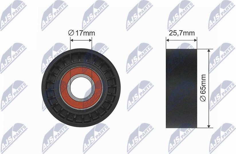 NTY RNK-BM-031 - Rullo tenditore, Cinghia trapezoidale www.autoricambi360.it