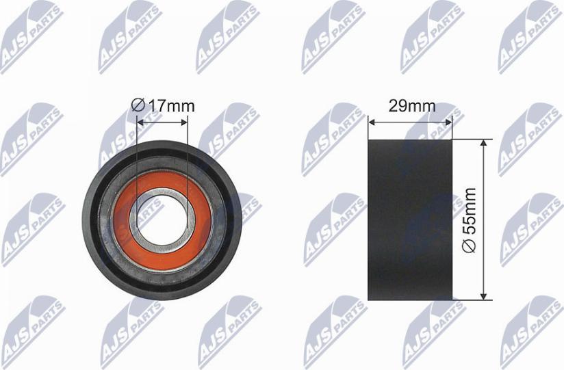NTY RNK-BM-038 - Rullo tenditore, Cinghia trapezoidale www.autoricambi360.it