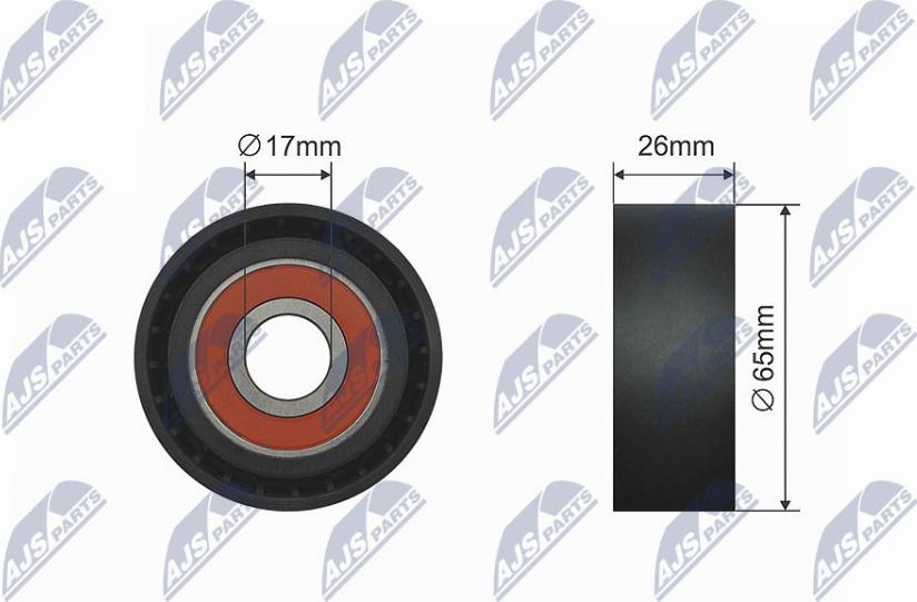 NTY RNK-BM-024 - Galoppino / Guidacinghia, Cinghia Poly-V www.autoricambi360.it
