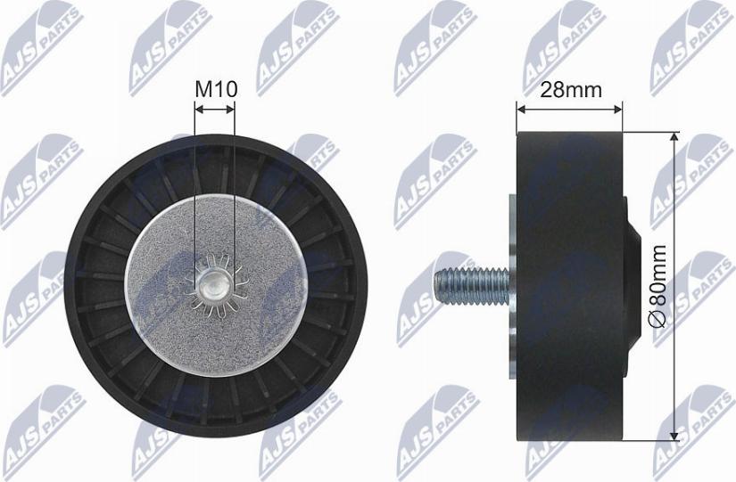 NTY RNK-BM-025 - Galoppino / Guidacinghia, Cinghia trapezoidale www.autoricambi360.it