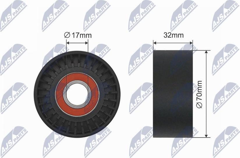 NTY RNK-BM-020 - Galoppino / Guidacinghia, Cinghia trapezoidale www.autoricambi360.it