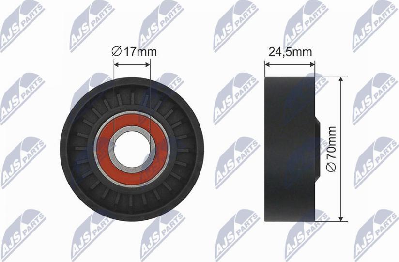 NTY RNK-BM-028 - Rullo tenditore, Cinghia trapezoidale www.autoricambi360.it