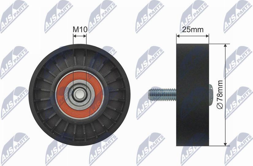 NTY RNK-CT-041 - Rullo tenditore, Cinghia trapezoidale www.autoricambi360.it