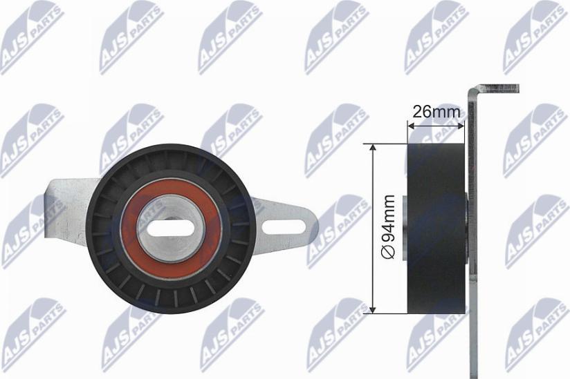 NTY RNK-CT-034 - Rullo tenditore, Cinghia trapezoidale www.autoricambi360.it