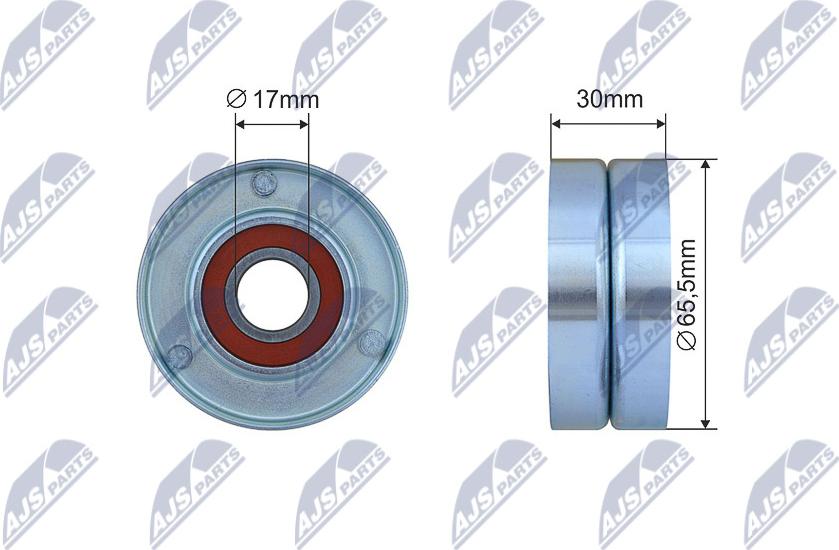 NTY RNK-FR-040 - Rullo tenditore, Cinghia trapezoidale www.autoricambi360.it
