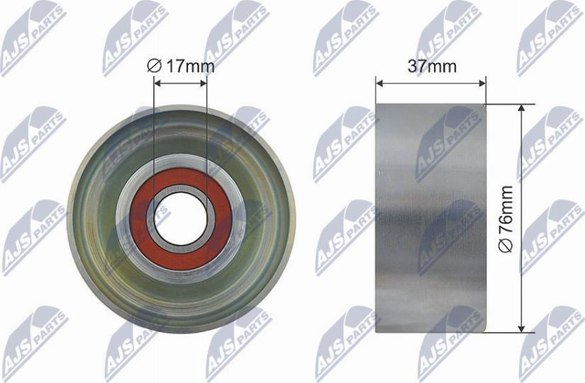 NTY RNK-HD-005 - Rullo tenditore, Cinghia trapezoidale www.autoricambi360.it