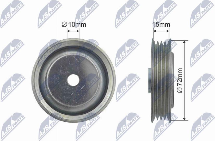 NTY RNK-HD-018 - Rullo tenditore, Cinghia trapezoidale www.autoricambi360.it