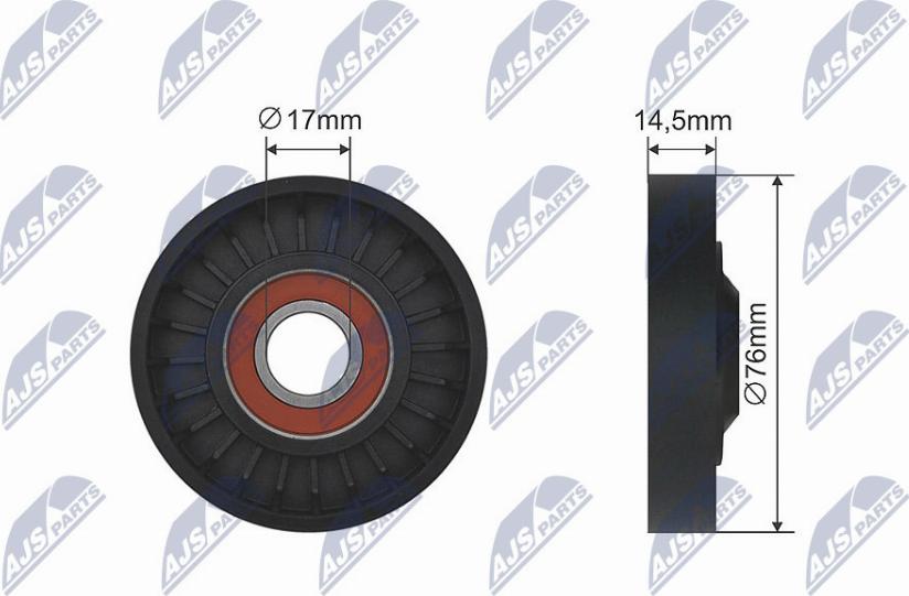 NTY RNK-HD-020 - Rullo tenditore, Cinghia trapezoidale www.autoricambi360.it