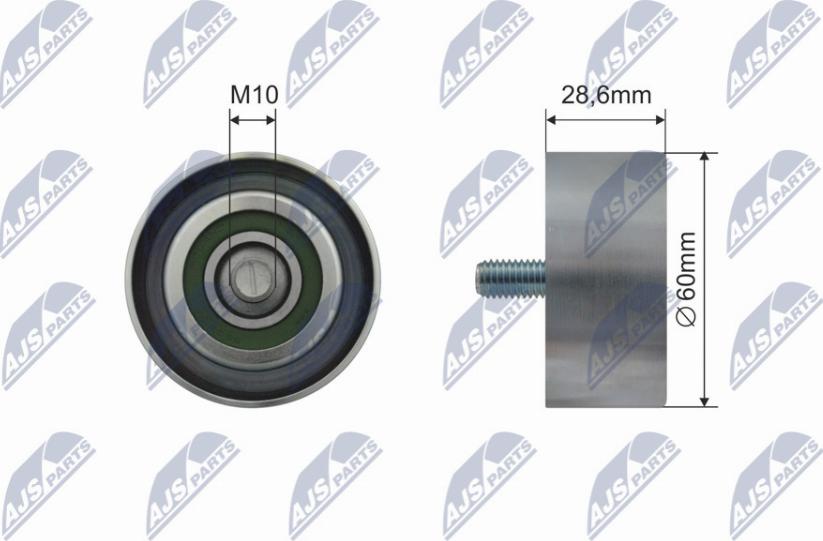 NTY RNK-HY-521 - Galoppino / Guidacinghia, Cinghia Poly-V www.autoricambi360.it