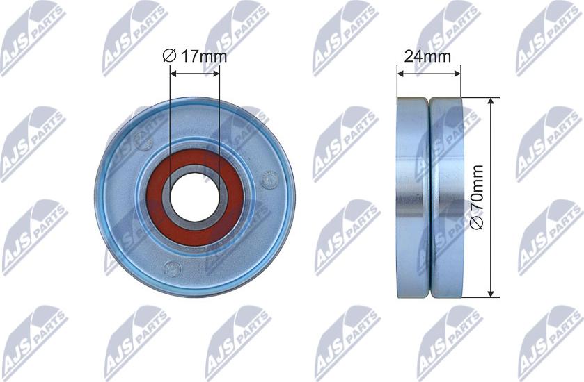 NTY RNK-LR-011 - Rullo tenditore, Cinghia trapezoidale www.autoricambi360.it