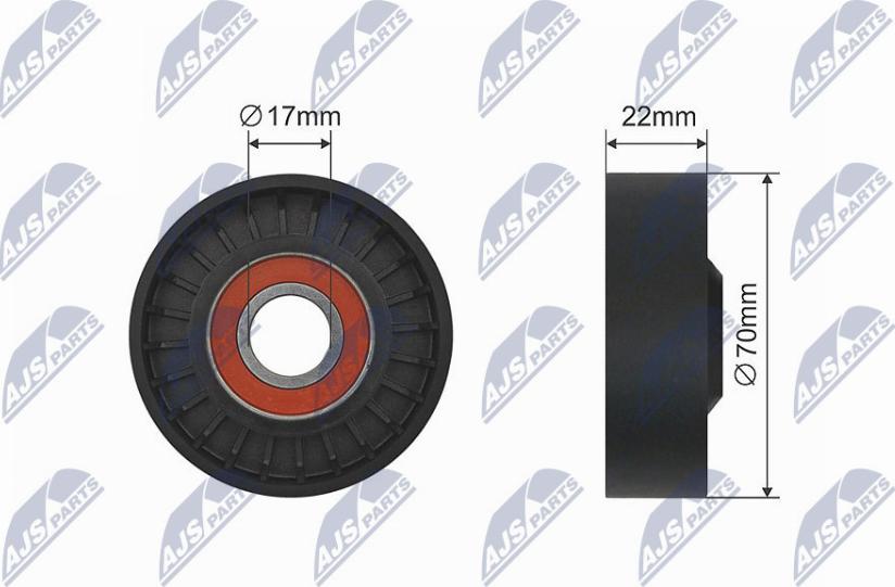 NTY RNK-LR-013 - Rullo tenditore, Cinghia trapezoidale www.autoricambi360.it