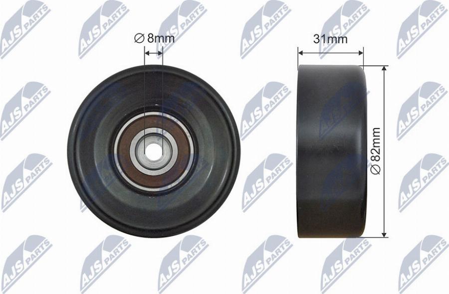 NTY RNK-PL-034 - Galoppino / Guidacinghia, Cinghia Poly-V www.autoricambi360.it