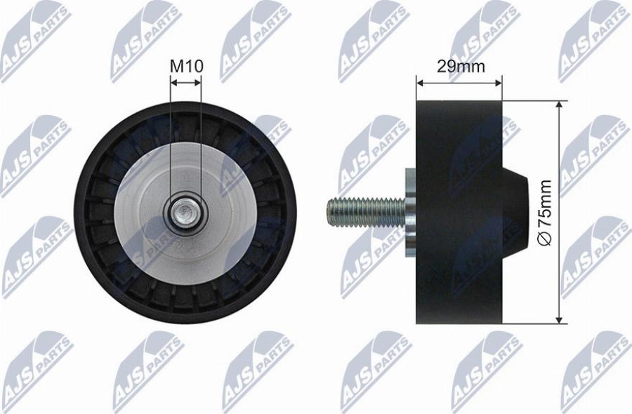 NTY RNK-VW-035 - Galoppino / Guidacinghia, Cinghia Poly-V www.autoricambi360.it