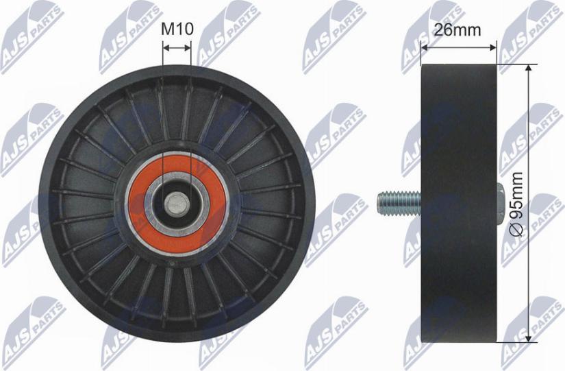 NTY RRK-KA-301 - Galoppino / Guidacinghia, Cinghia Poly-V www.autoricambi360.it