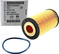 PSA 650172 - Filtro olio www.autoricambi360.it
