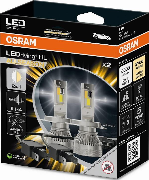 OSRAM 64193DWALL-2HB - Lampadina, Faro di profondità www.autoricambi360.it