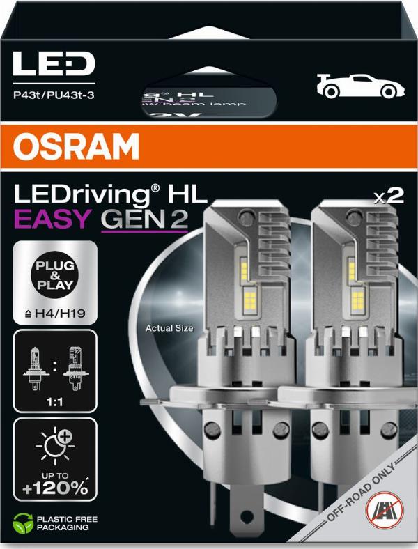 OSRAM 64193DWESY2-2HB - Lampadina, Faro di profondità www.autoricambi360.it