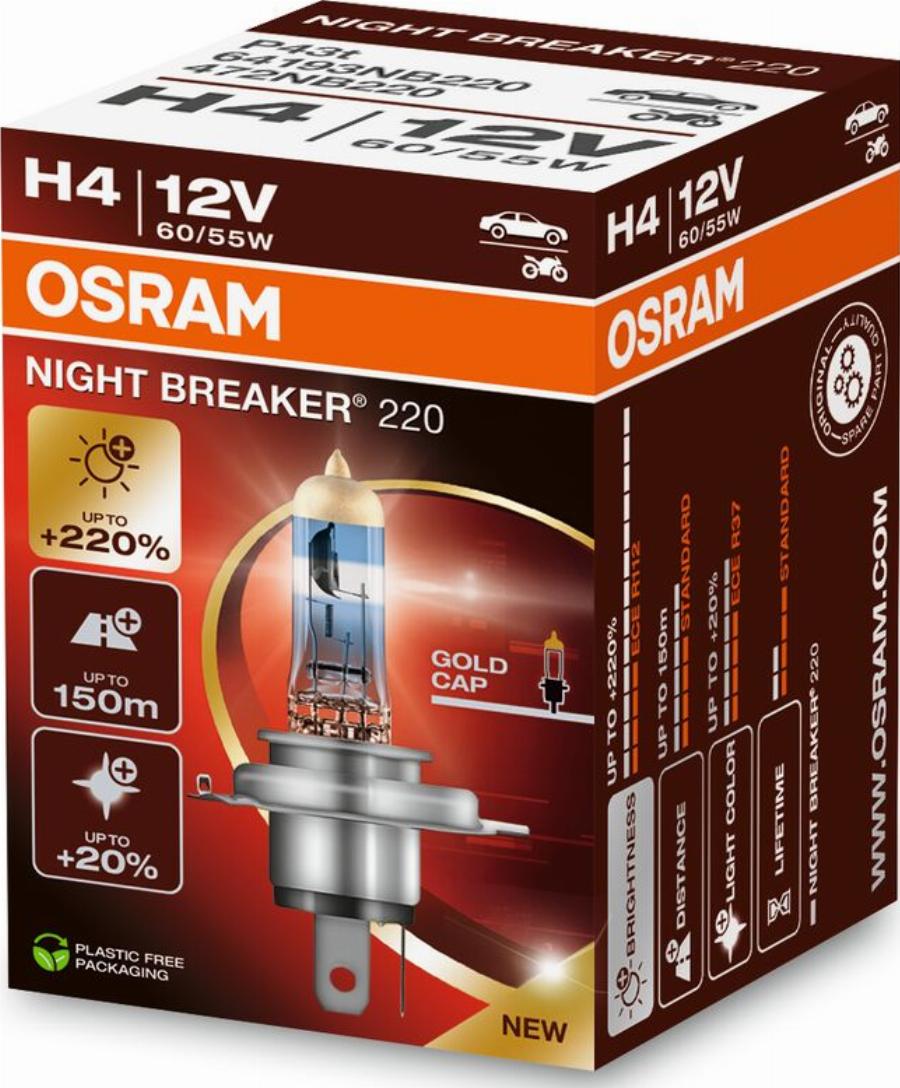 OSRAM 64193NB220 - Lampadina, Faro di profondità www.autoricambi360.it