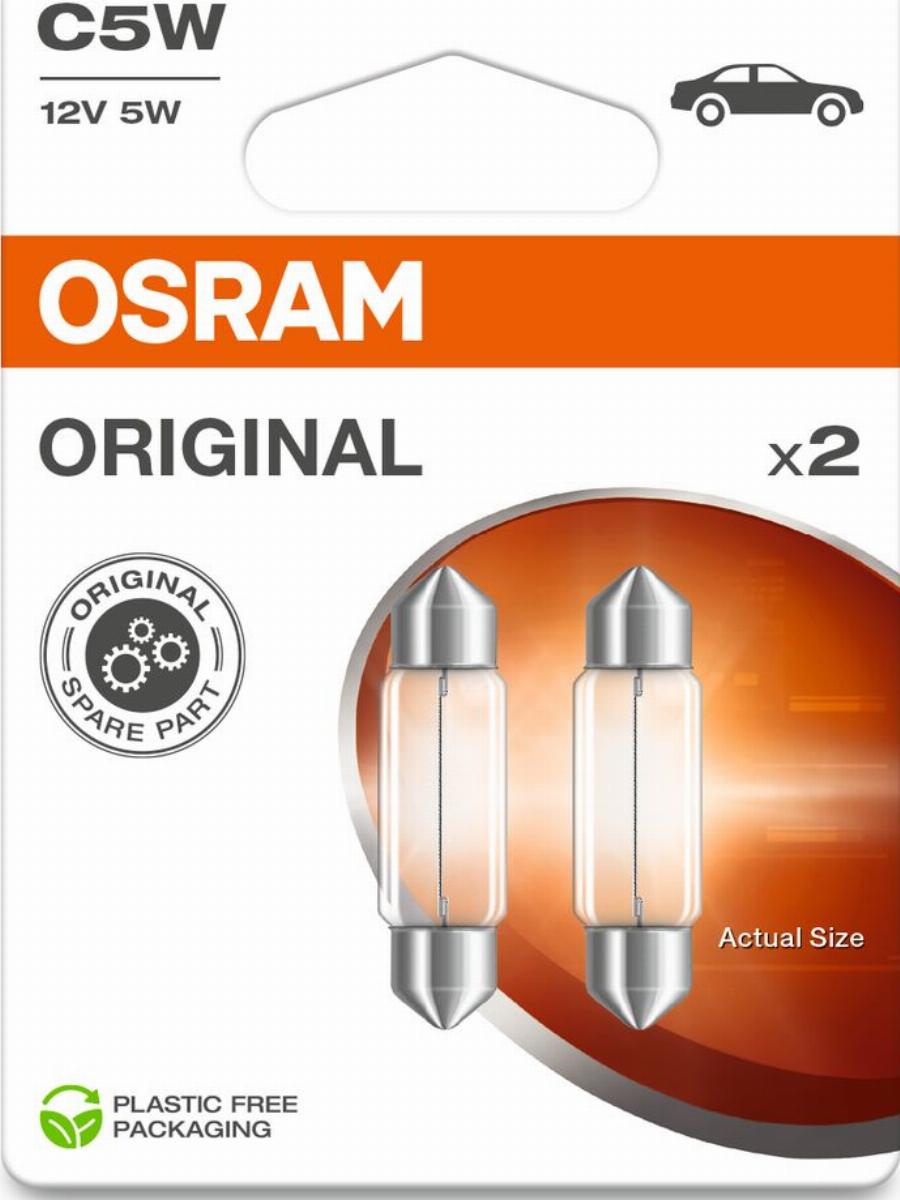 Osram 6418-2BL - Lampadina, Luce targa www.autoricambi360.it