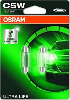 Osram 6418ULT-02B - Lampadina, Luce targa www.autoricambi360.it