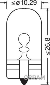 OSRAM 2845 - Lampadina, Indicatore direzione www.autoricambi360.it
