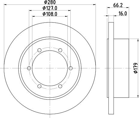 Pagid 56040 - Discofreno www.autoricambi360.it