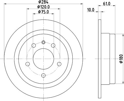 Pagid 50409 - Discofreno www.autoricambi360.it