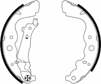 Pagid H1693 - Kit ganasce freno www.autoricambi360.it