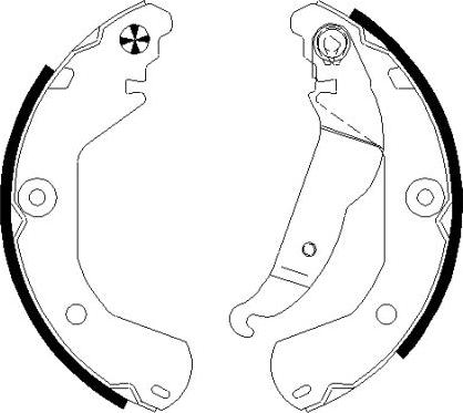 Pagid H1809 - Kit ganasce freno www.autoricambi360.it