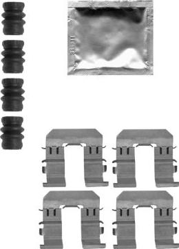 Pagid K0460 - Kit accessori, Pastiglia freno www.autoricambi360.it